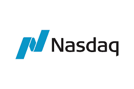 Logo of Nasdaq, a global electronic marketplace for buying and selling securities.