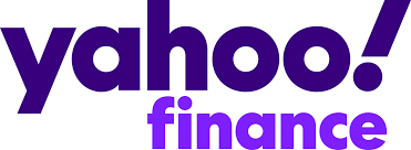 Yahoo Finance logo in purple