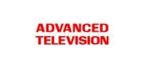 Red text logo saying 'ADVANCED TELEVISION' on white background.