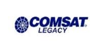 COMSAT Legacy logo with a globe design.