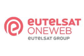 Eutelsat OneWeb logo with red and grey text.