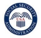 Social Security Administration emblem with eagle.
