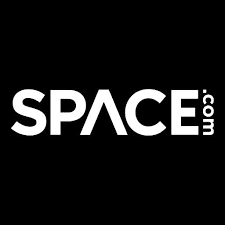 Logo of SPACE.com, a space-related website.