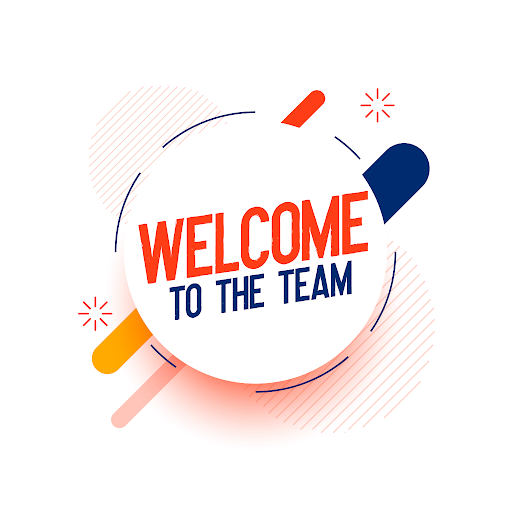 Welcome to the team graphic