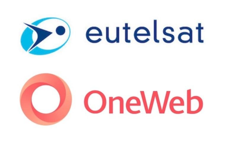Eutelsat and OneWeb logos side by side