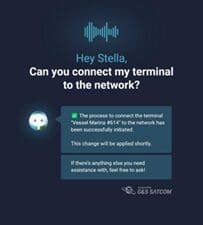 Chatbot requests terminal network connection but encounters an error.