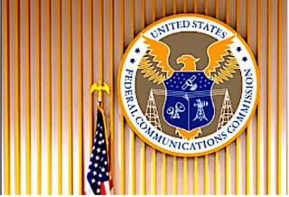 U.S. Federal Communications Commission seal and flag.