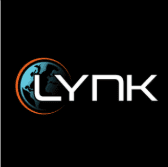 Lynk logo with globe design.