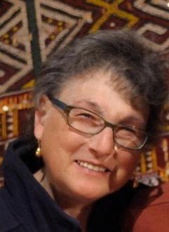 Smiling older woman wearing glasses
