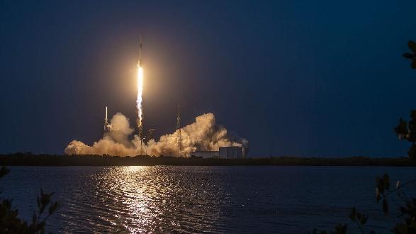 Image credit <a href="https://www.luxtimes.lu/" target="_blank" rel="noopener noreferrer">Luxembourg Times</a>: A SpaceX Falcon 9 rocket carrying the SES-18 and SES-19 satellites is successfully launched on 17 March 2023. © Photo credit: SES