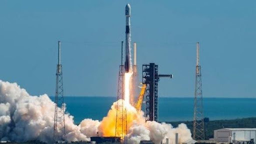 Image credit <a href="https://www.rivieramm.com" target="_blank"> Rivera Martime Media:</a> A SpaceX Falcon 9 rocket has placed more O3b mPower satellites into orbit after its launch from Florida (source: SES/SpaceX)